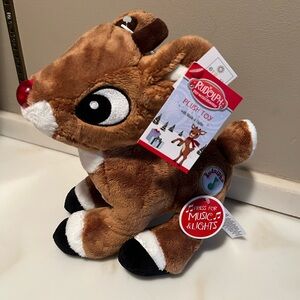 Rudolph the Red-Nosed Reindeer Plush Toy—READ DESCRIPTION